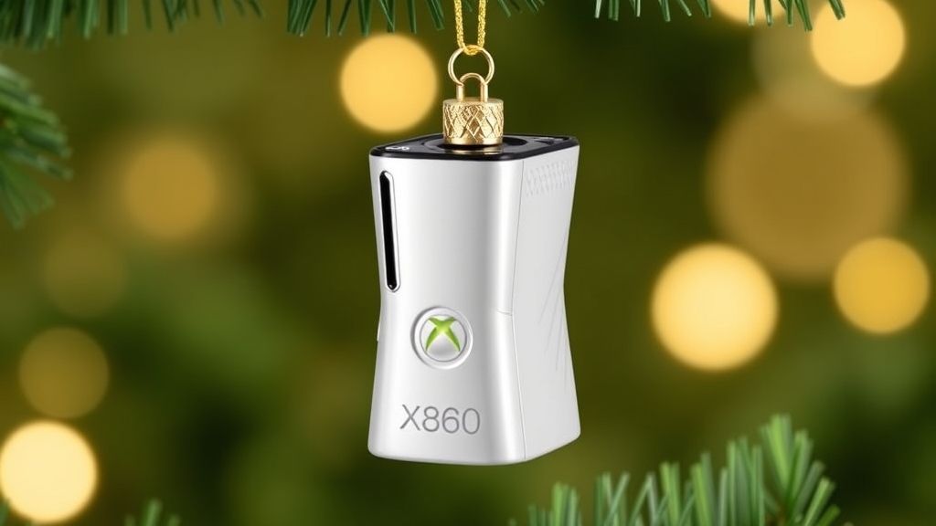 【怀旧暴击】Hallmark推出Xbox 360主题圣诞挂饰